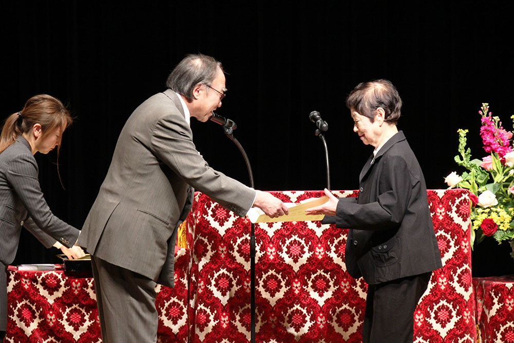 個人表彰  荏原第五 山田良子さん