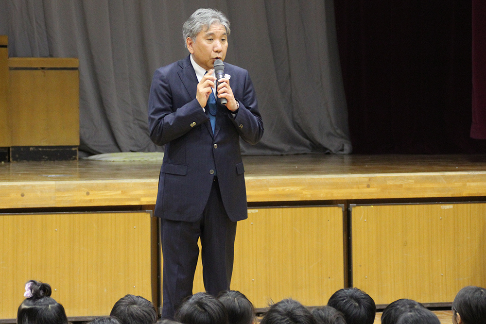 二宮校長のお話