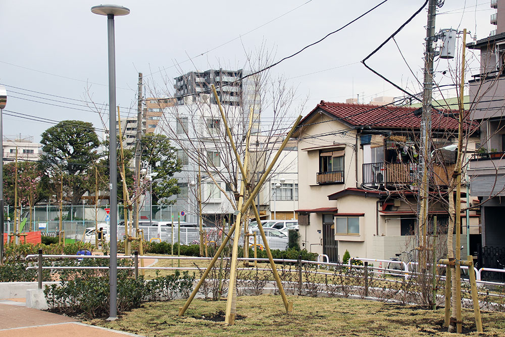 改修後の公園