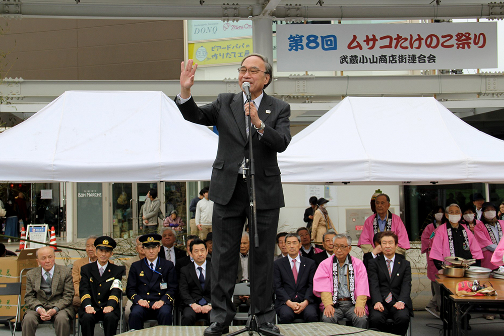 濱野区長あいさつ