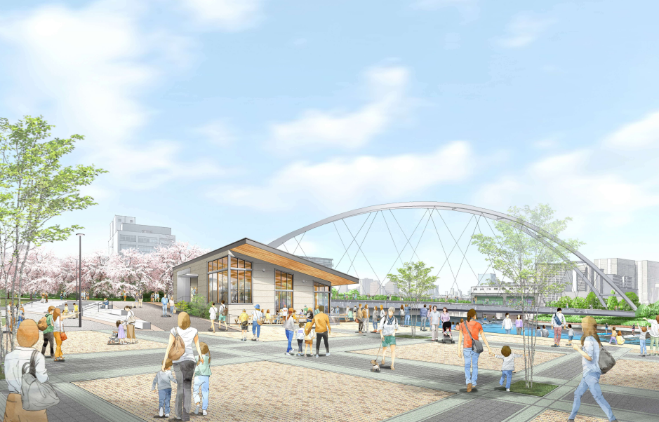 東品川海上公園PFI関連工事完成イメージパース