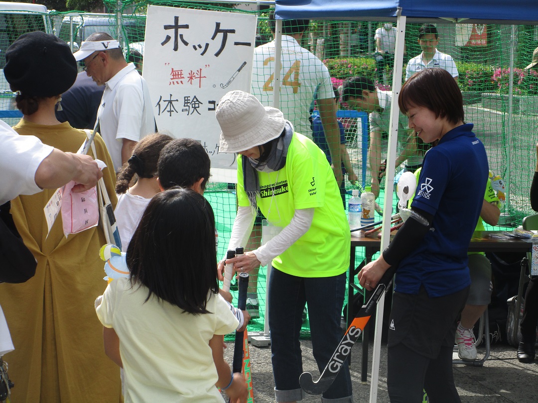 区独自ボランティアしな助も大活躍！