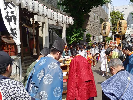 神幸祭渡御発輿式