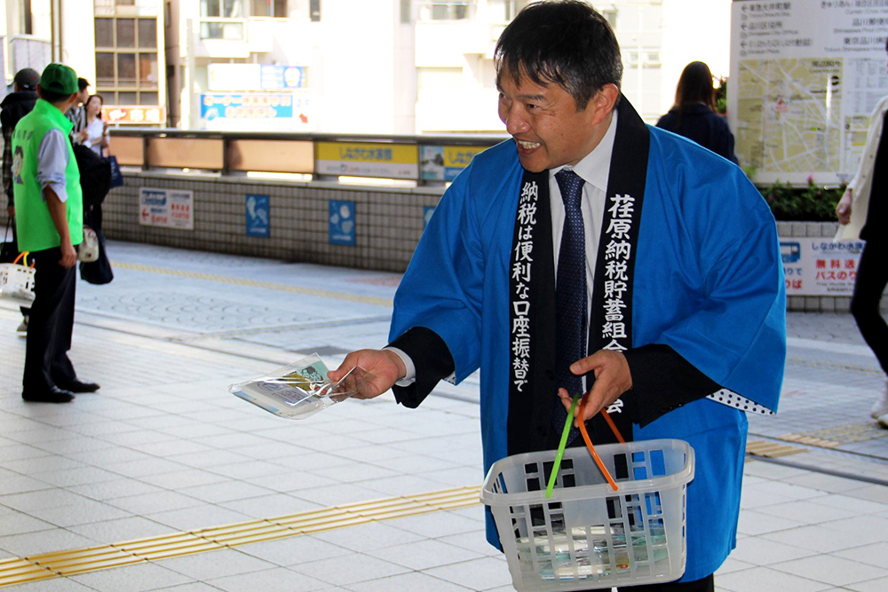 啓発活動の様子