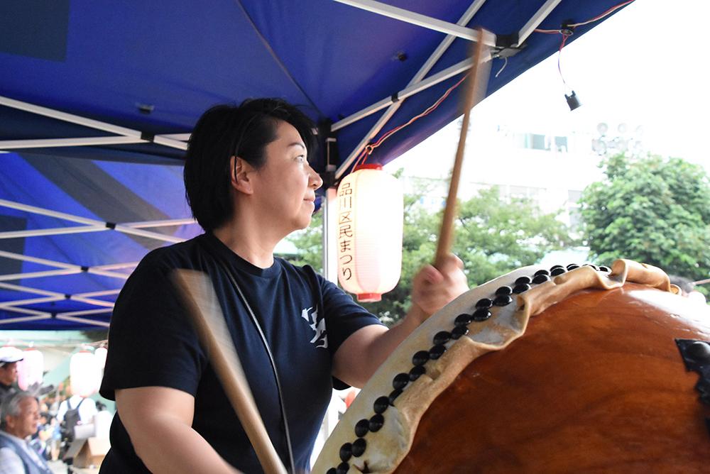 太鼓の演奏