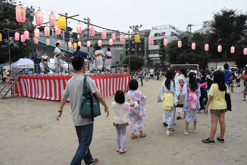 盆踊り会場広め