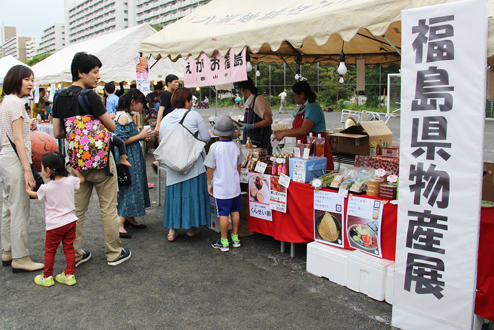 福島物産展の様子