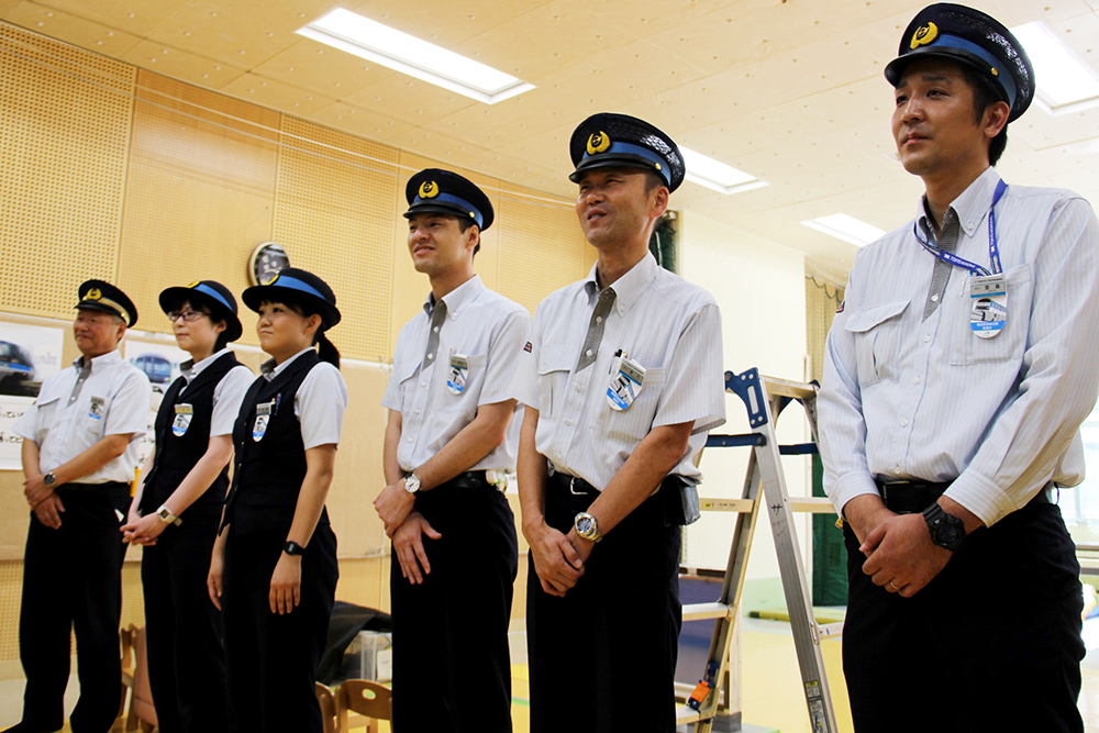 モノレールの運転士さんたち