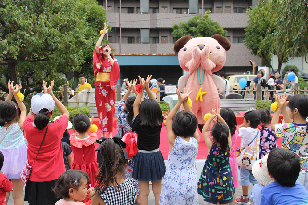 聖蹟公園でのステージイベント