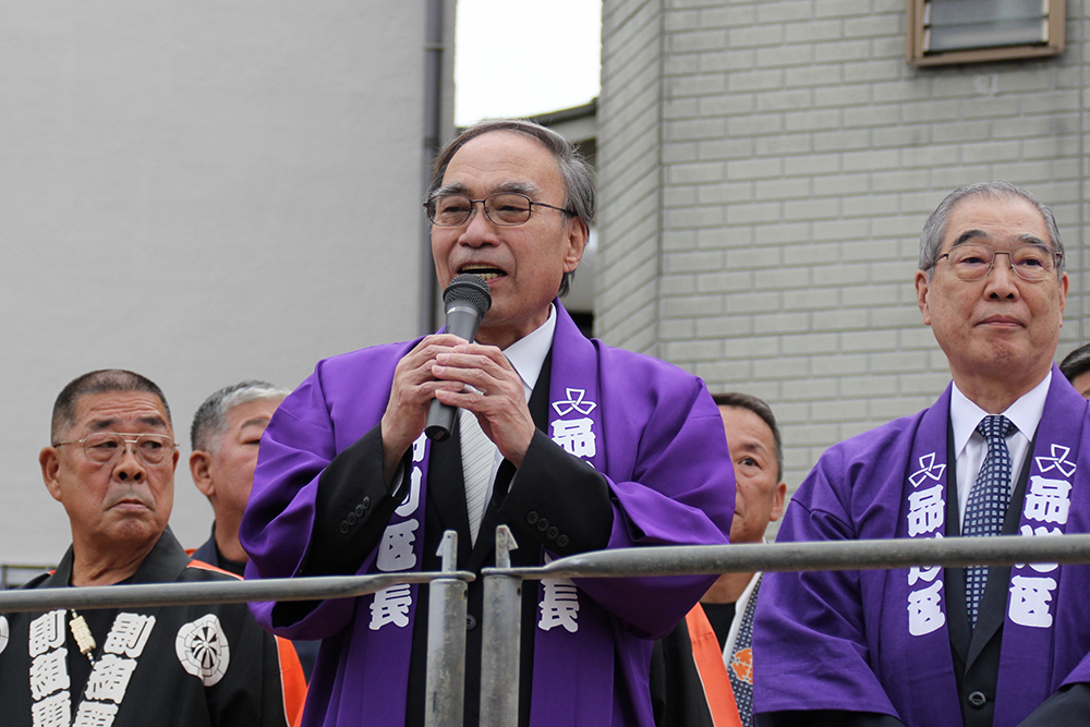 濱野区長あいさつ