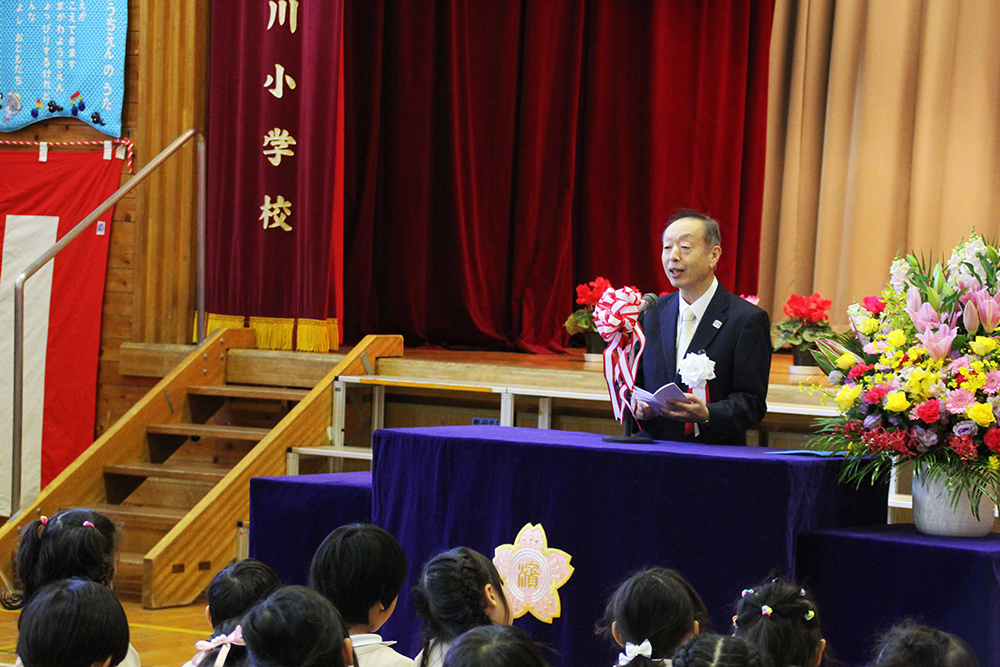 桑村副区長のあいさつ