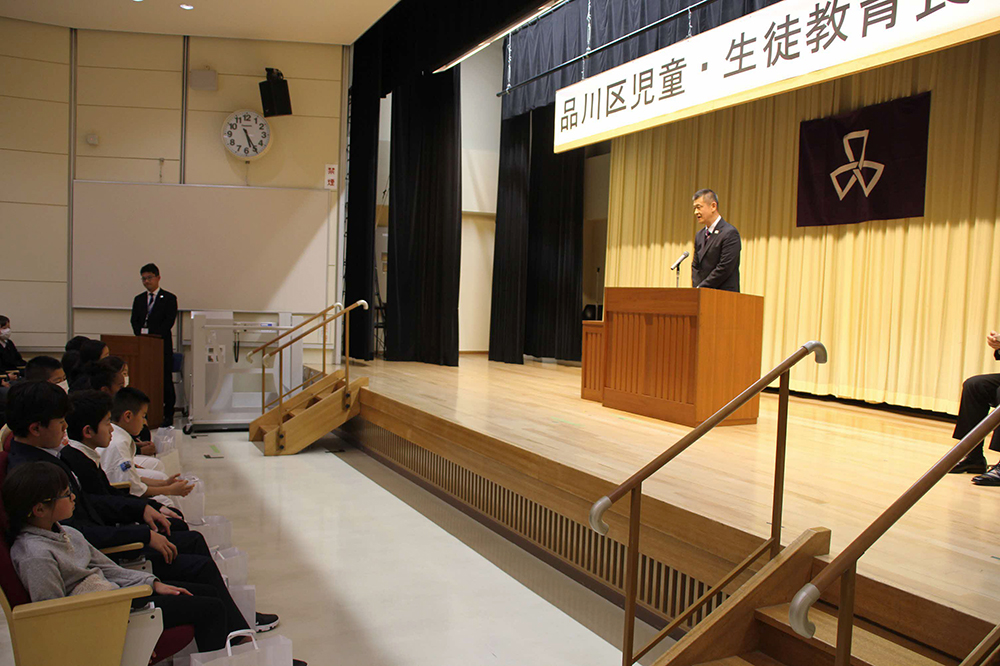 黒田 校長会長のあいさつ