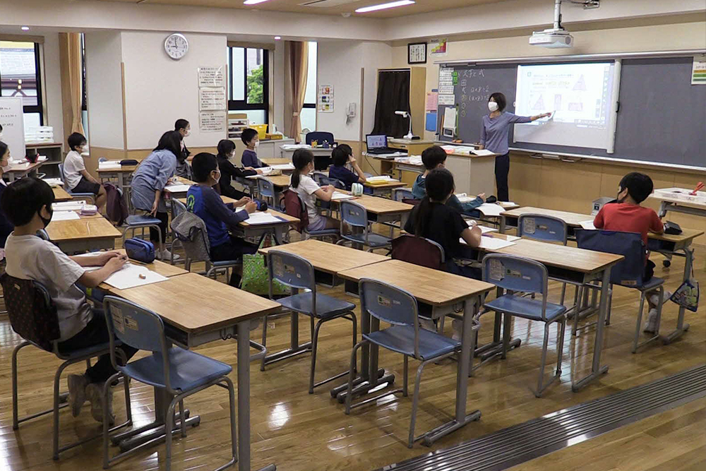 ３密を避けた教室