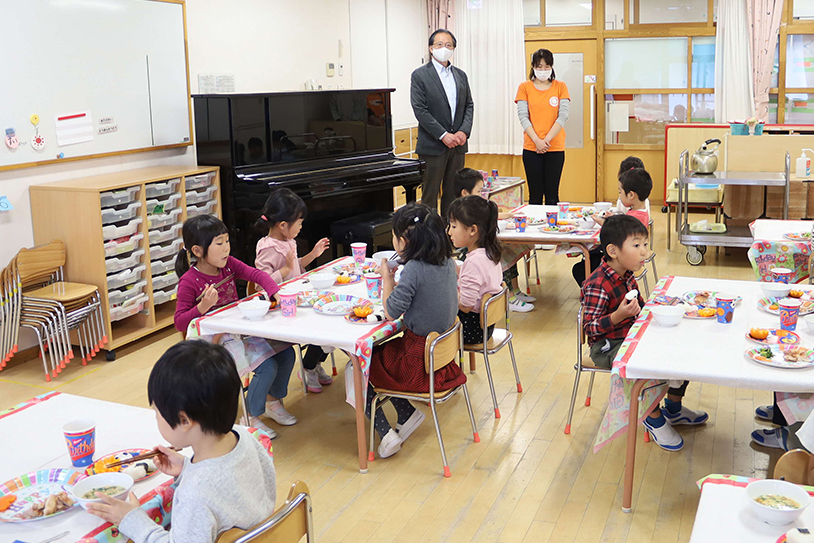 給食の様子