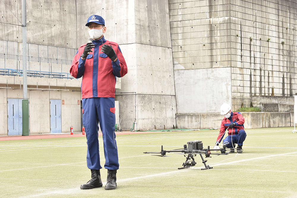 実際に飛行したドローン