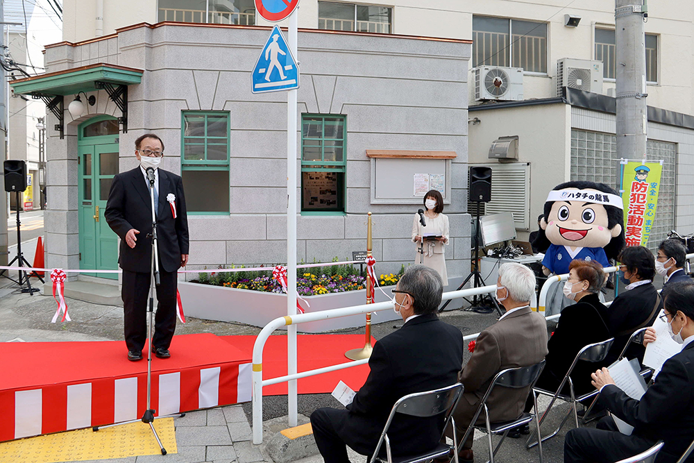 旧東海道品川宿周辺まちづくり協議会　堀江会長あいさつ