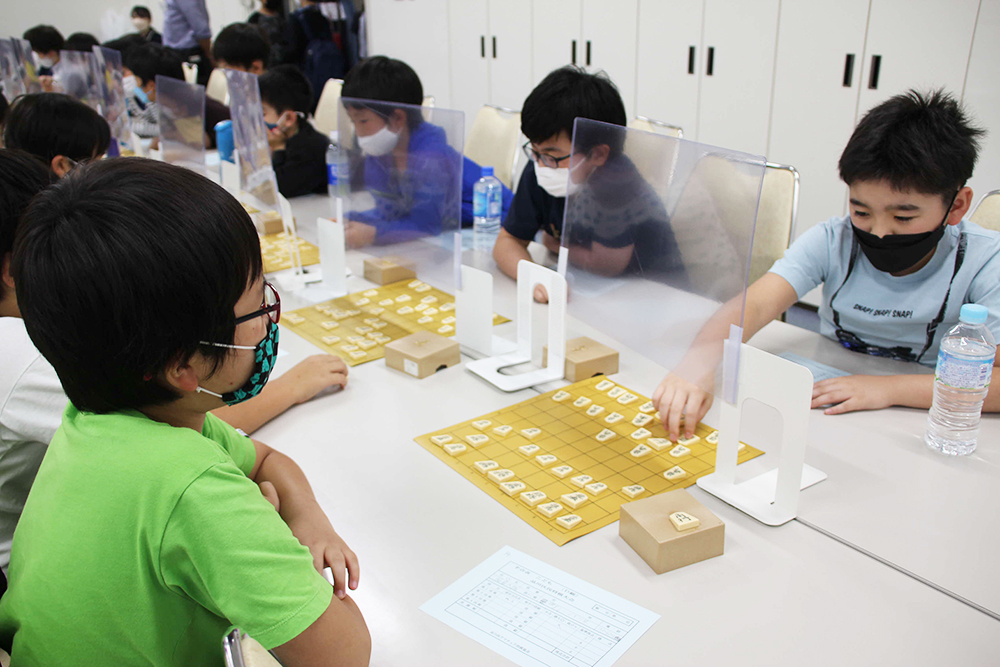 子ども将棋大会の様子