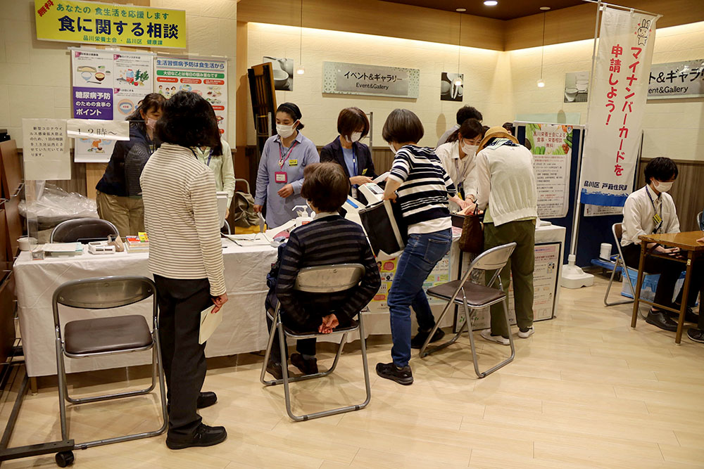 栄養相談の様子