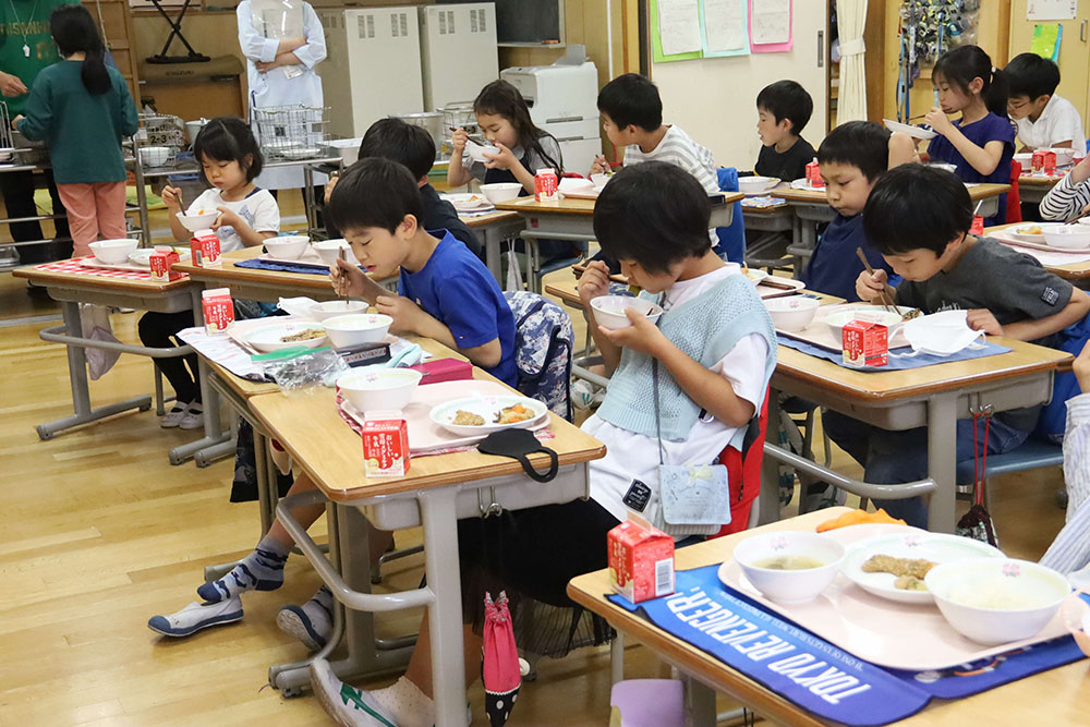 給食の時間の様子