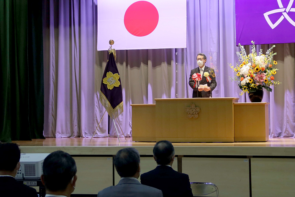 本多区議会議長あいさつ