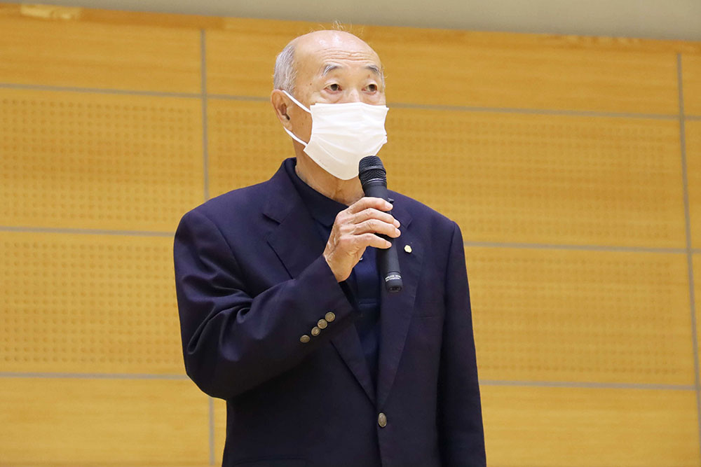 品高連加藤会長のあいさつ