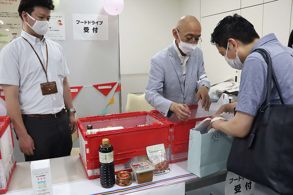 フードドライブへ寄付する人