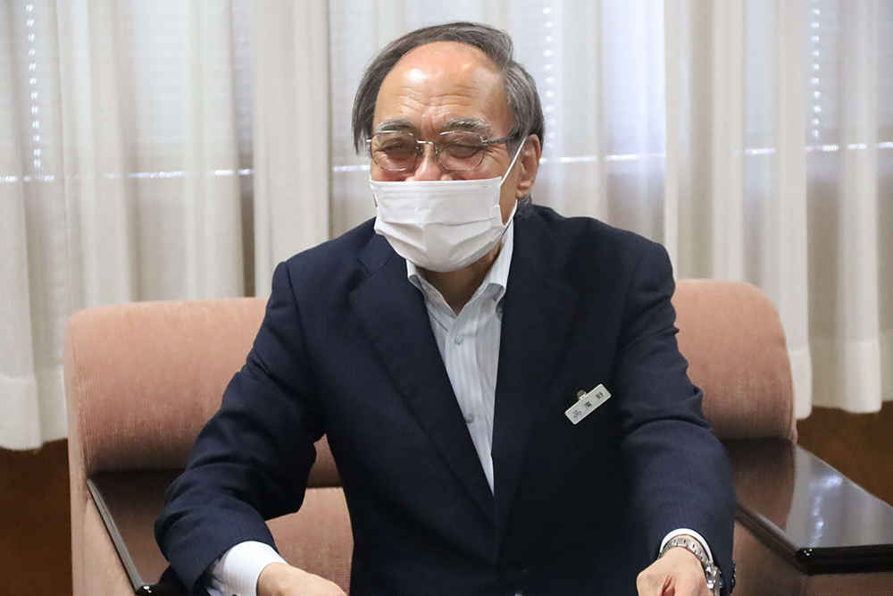 濱野区長 懇談の様子