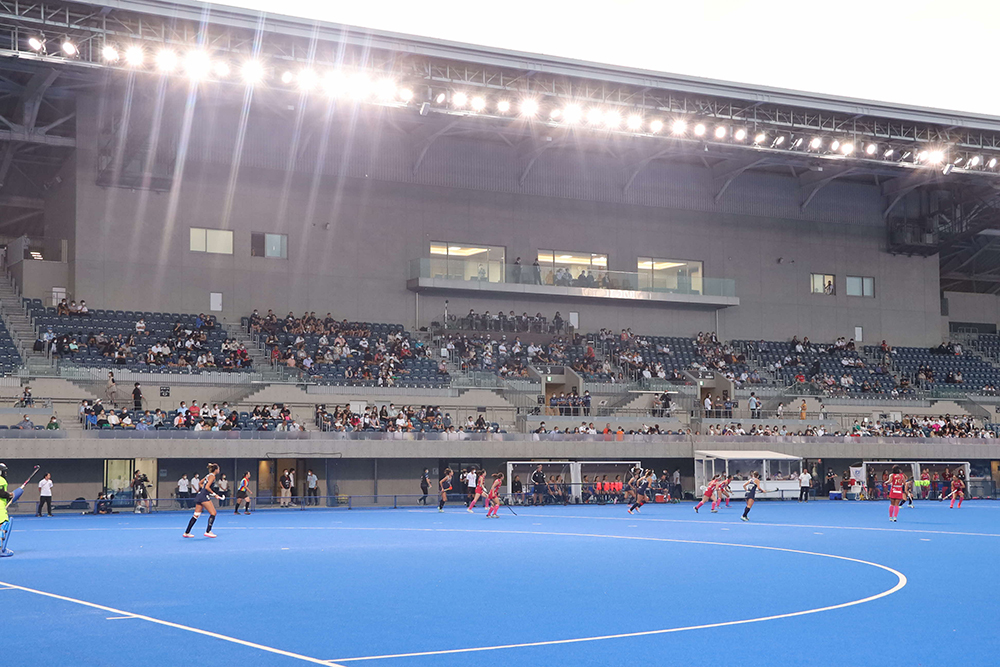 試合会場広め