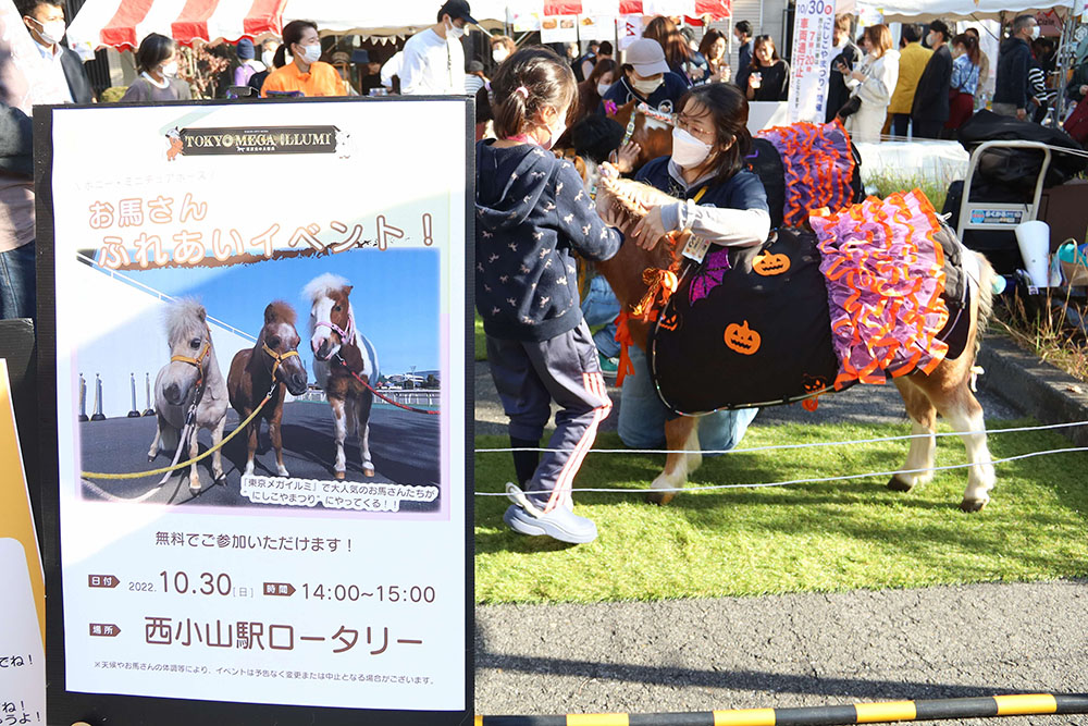 ミニチュアホースとふれあいイベント