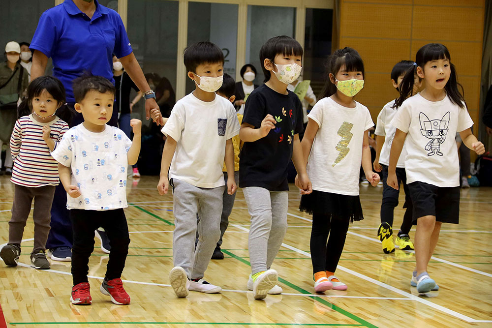 かけっこ教室の様子