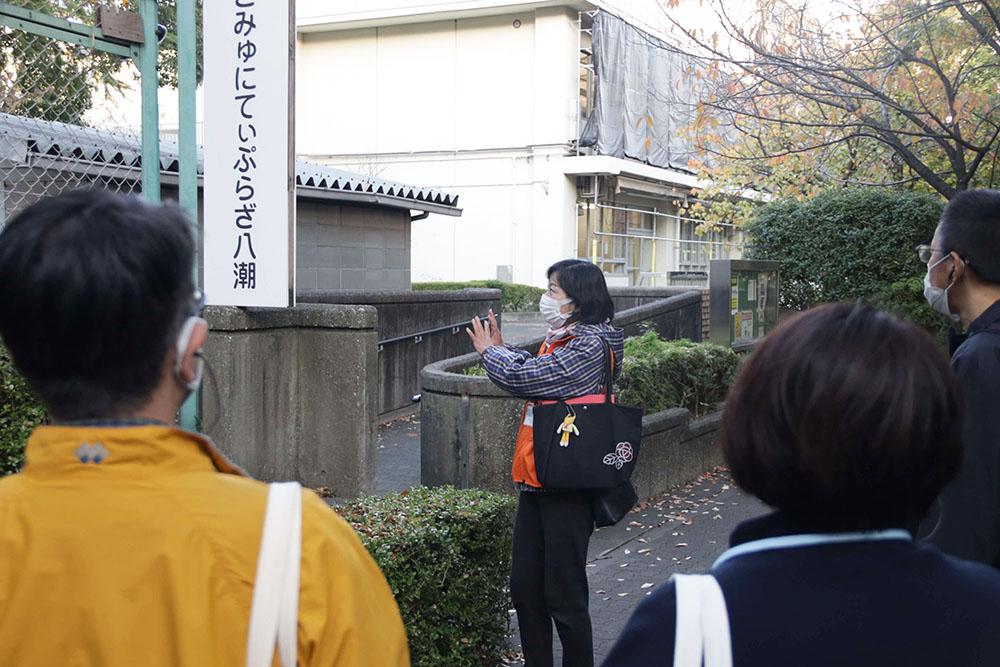 こみゅにてぃぷらざ八潮を見学