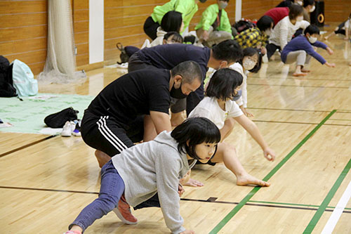 準備運動の様子