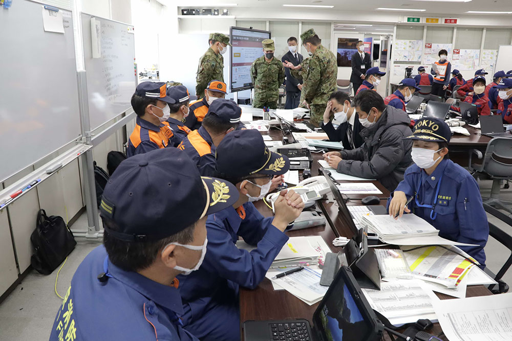 消防庁・警視庁・自衛隊・東京都