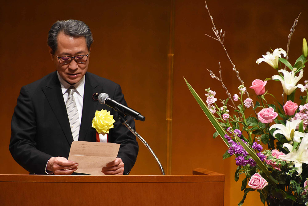 本多議長のあいさつ