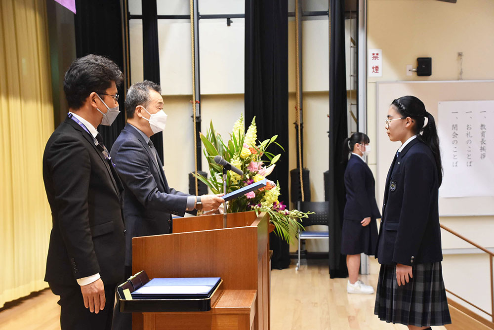 表彰式の様子