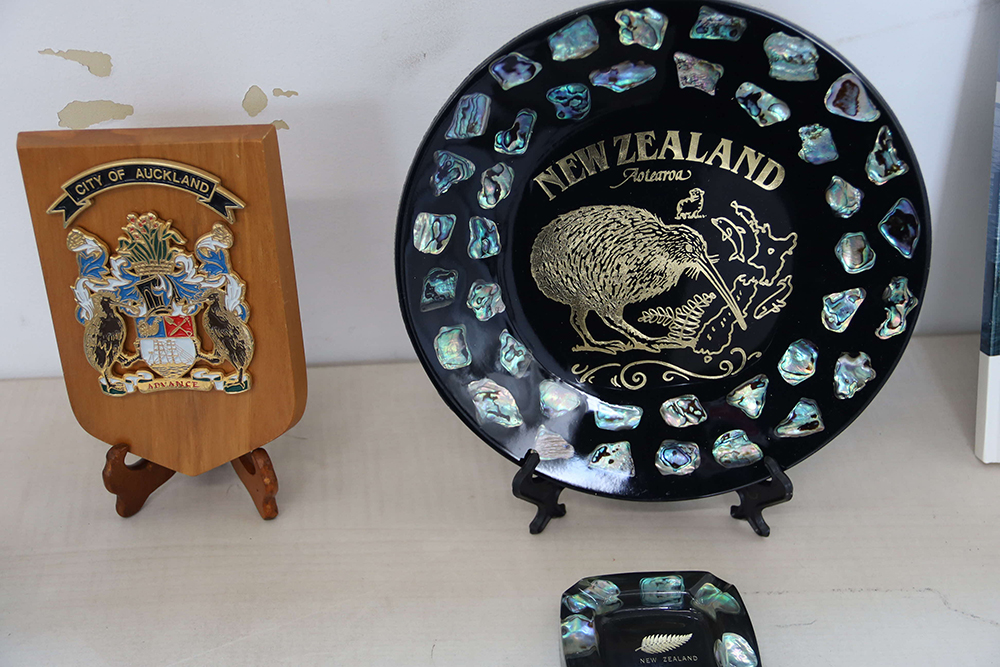 ニュージーランドの工芸品のアップ