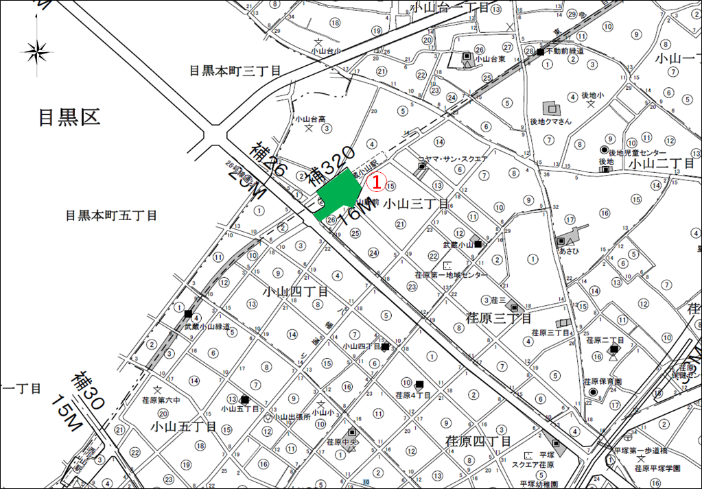 補助第320号線位置図