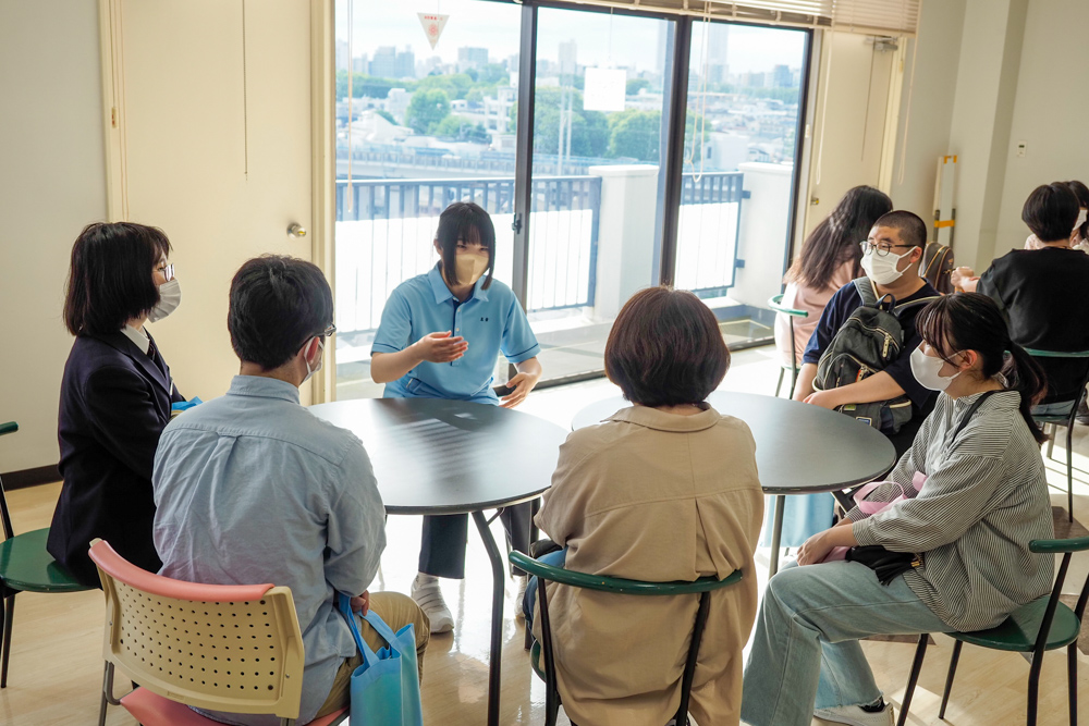 在校生との相談会