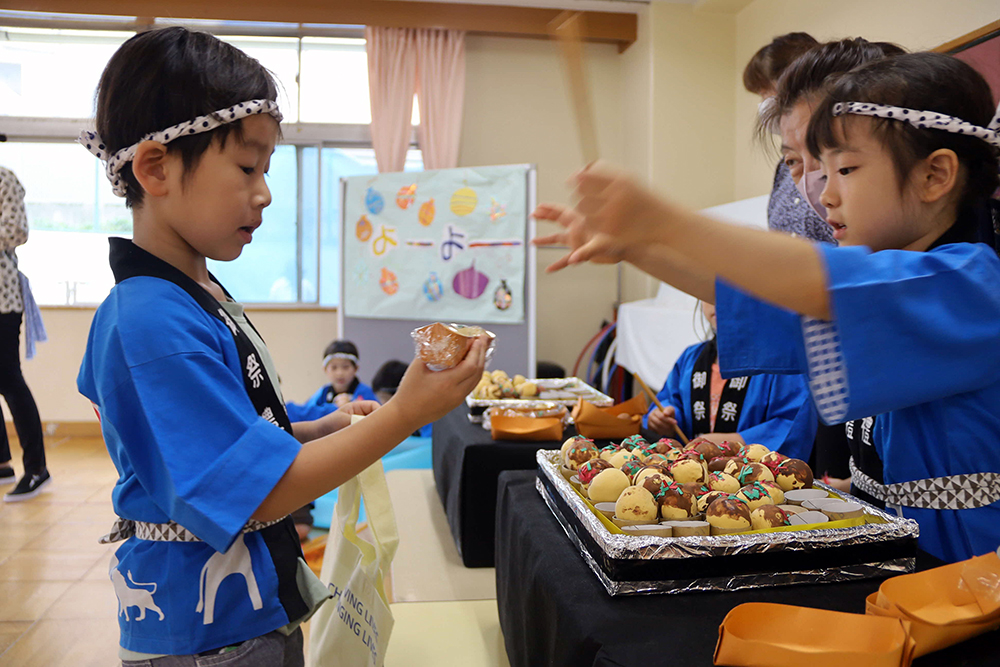 5歳児縁日 たこ焼き屋さんごっこ
