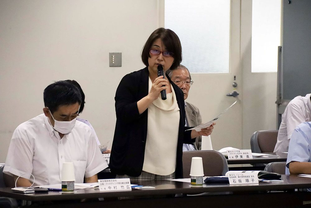 委員の石坂さんの活動報告の画像