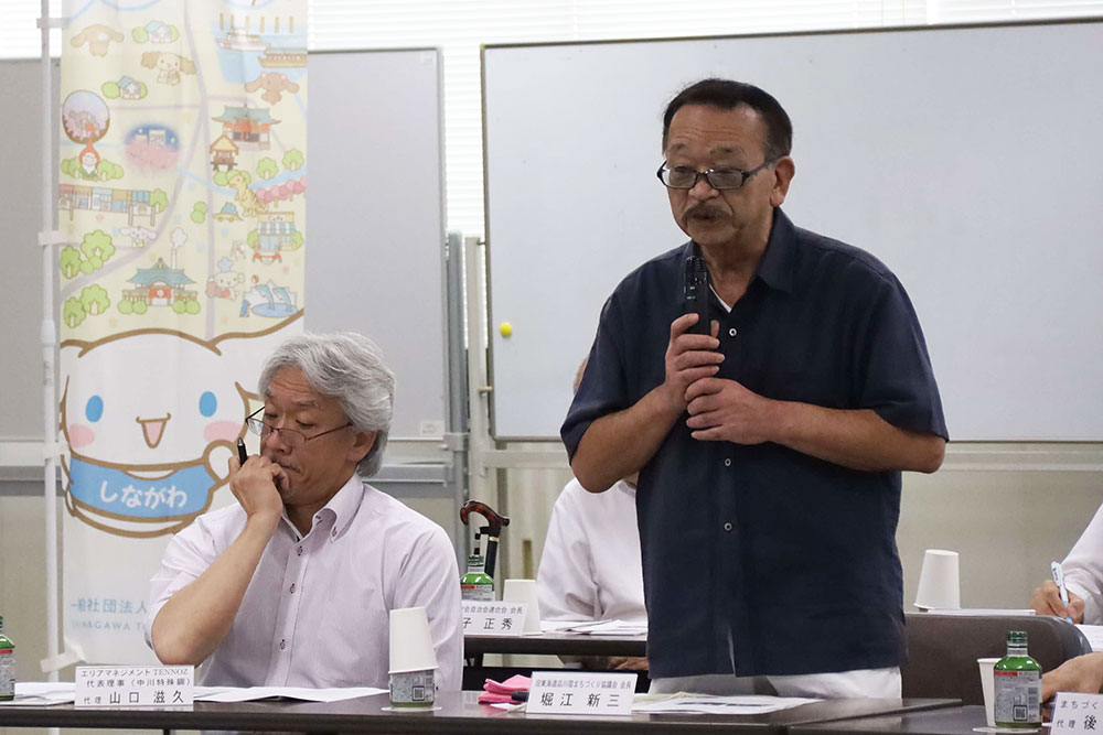 委員の堀江さんの活動報告