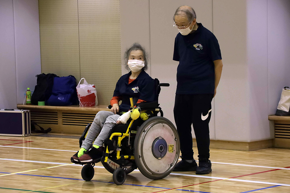 松本裕子選手とご主人の写真