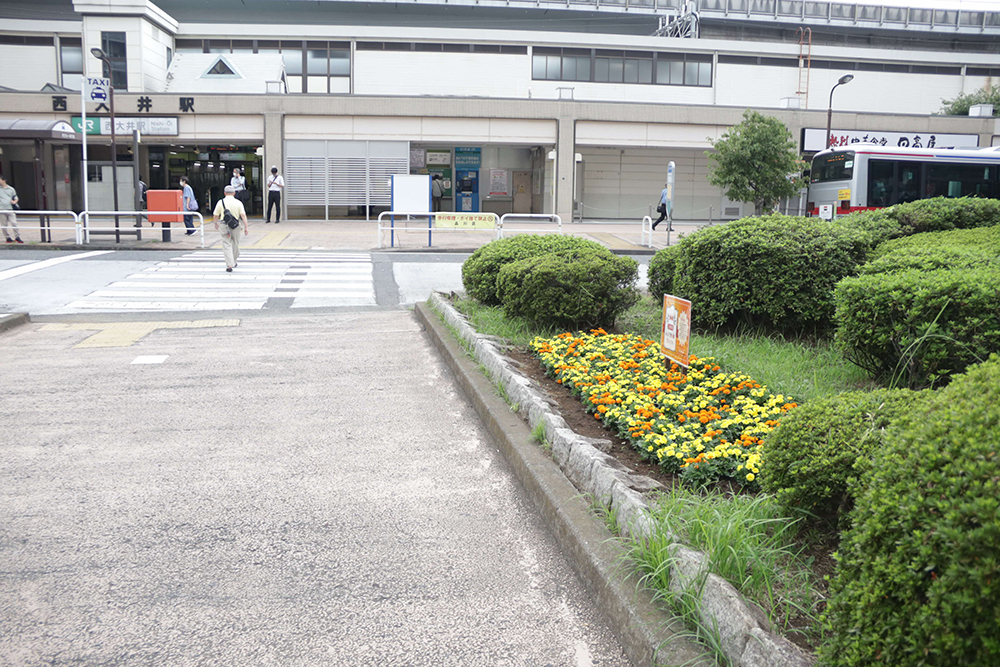 西大井駅前広め