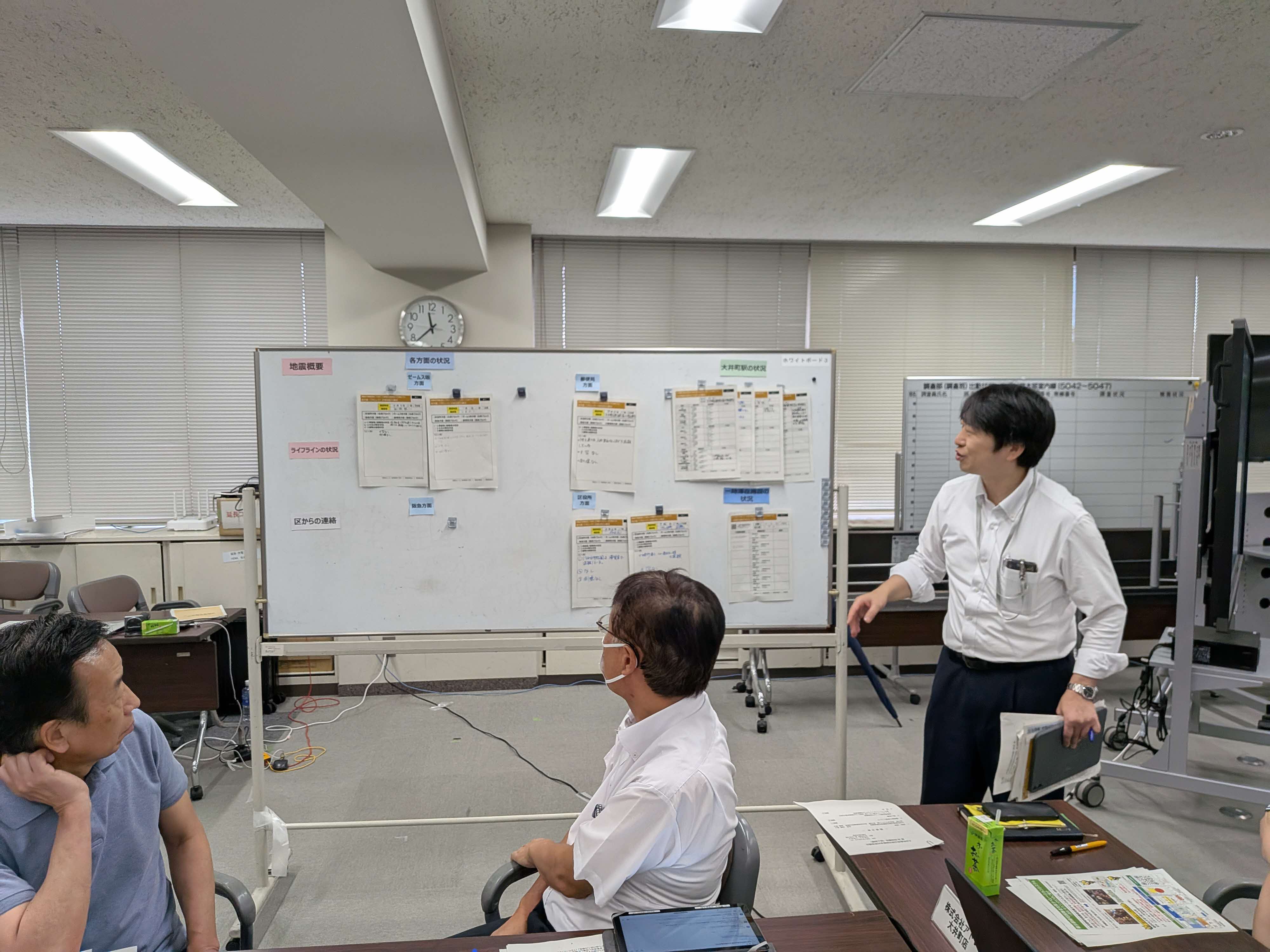 大井町駅協議会訓練