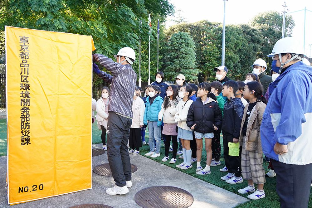 非常用トイレの説明コーナーの画像