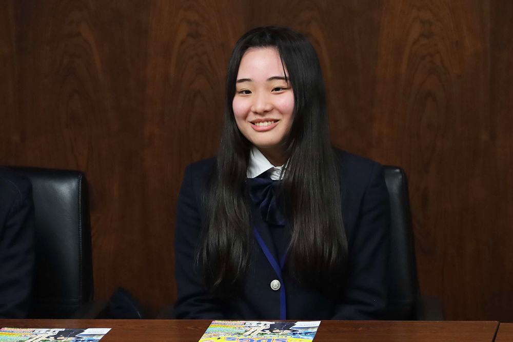 話をするSDGs部長の画像