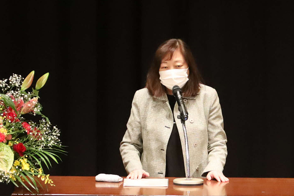 健康づくり推進協議会の羽尻会長の画像