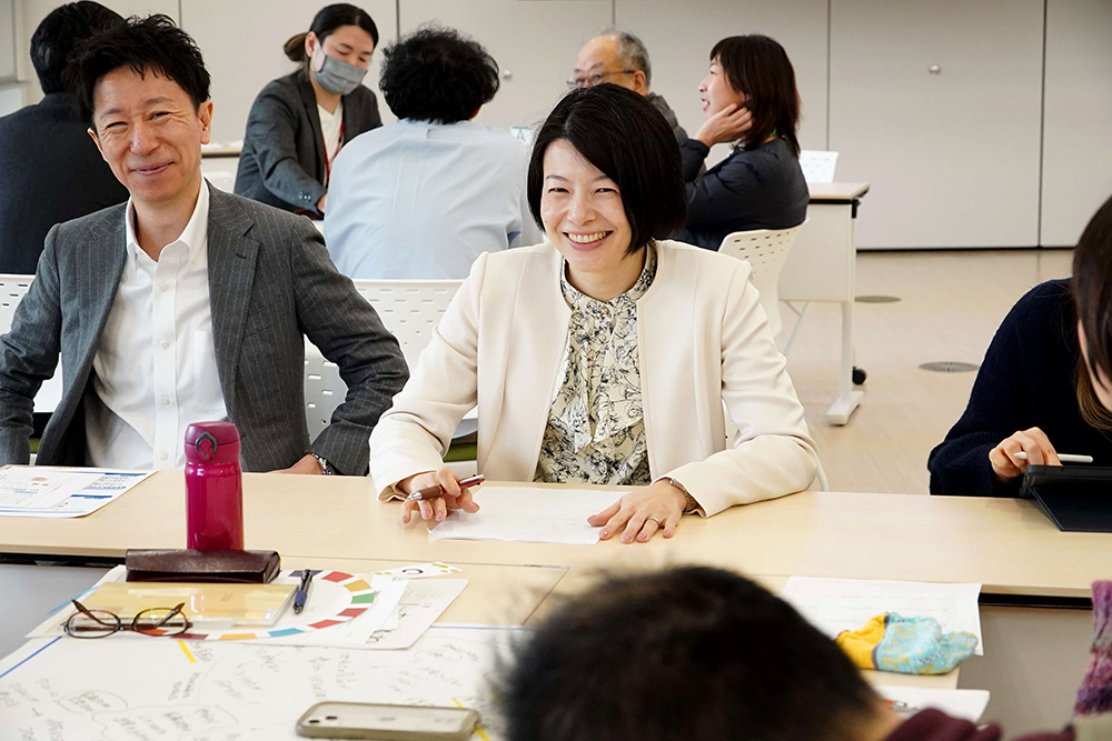 笑顔の森澤区長の画像