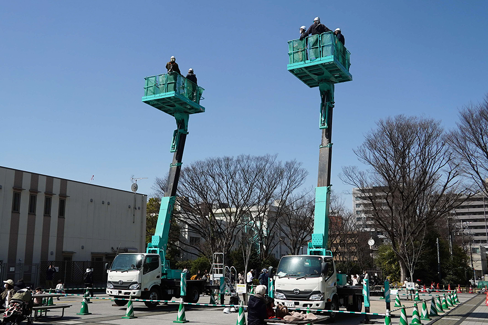 高所作業車体験の画像