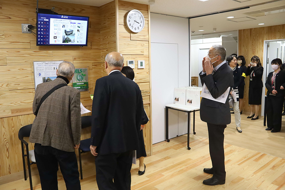 内覧会の様子の画像